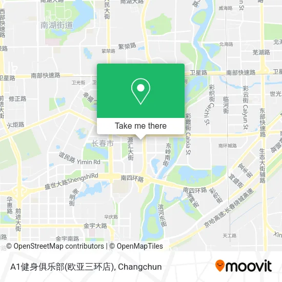 A1健身俱乐部(欧亚三环店) map