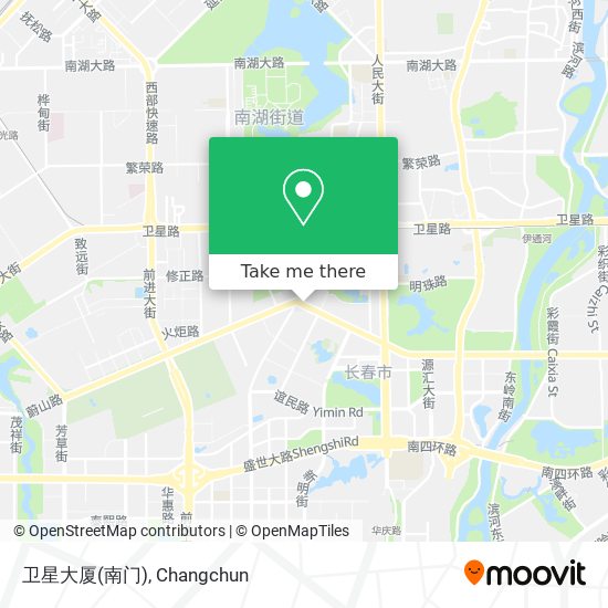 卫星大厦(南门) map