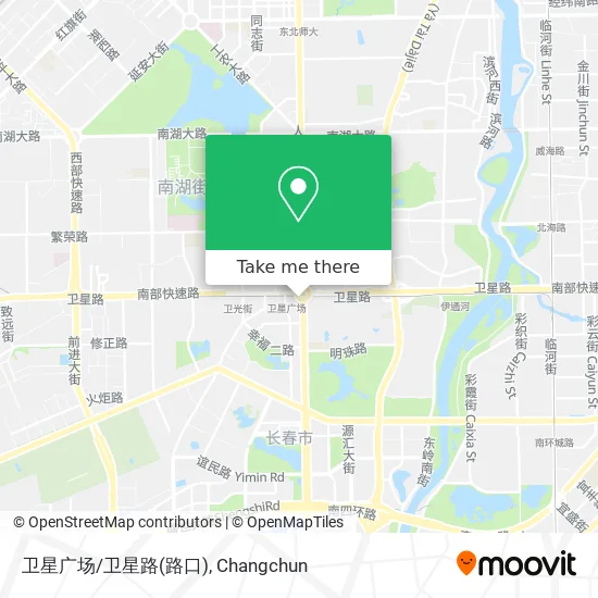 卫星广场/卫星路(路口) map
