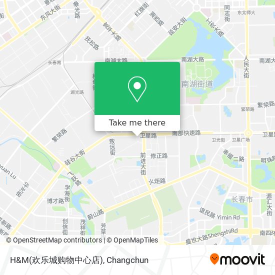H&M(欢乐城购物中心店) map