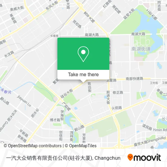 一汽大众销售有限责任公司(硅谷大厦) map
