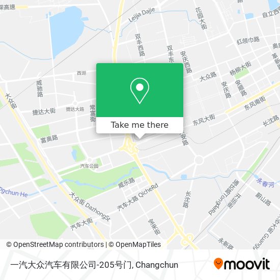 一汽大众汽车有限公司-205号门 map