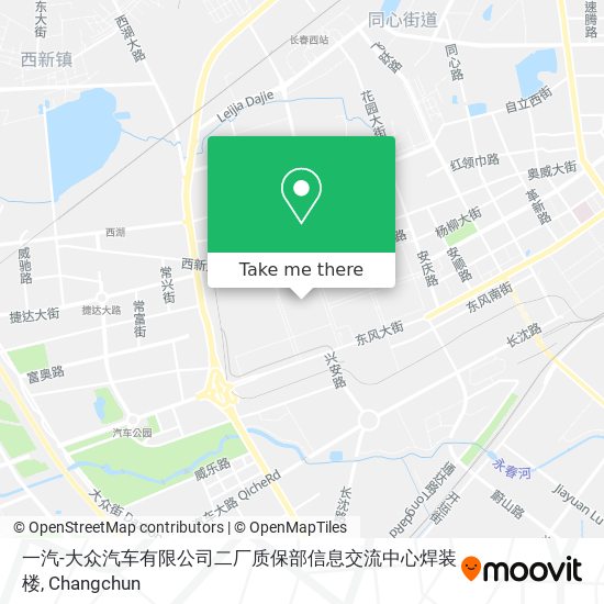 一汽-大众汽车有限公司二厂质保部信息交流中心焊装楼 map