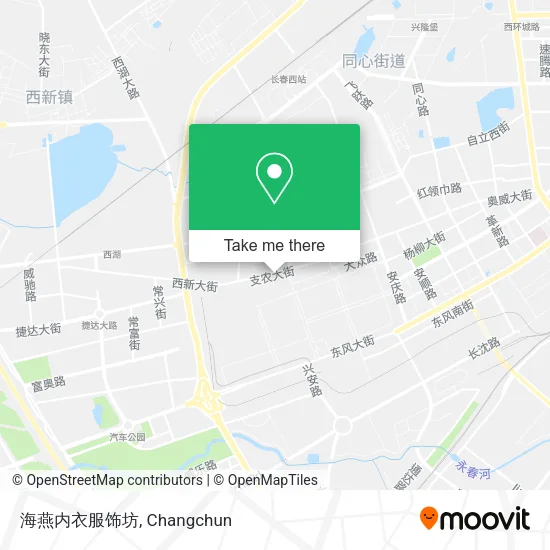 海燕内衣服饰坊 map