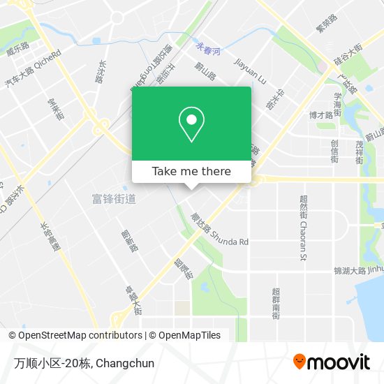 万顺小区-20栋 map