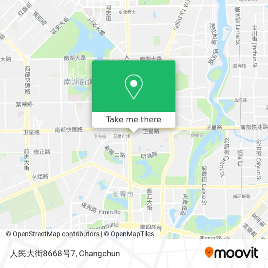 人民大街8668号7 map