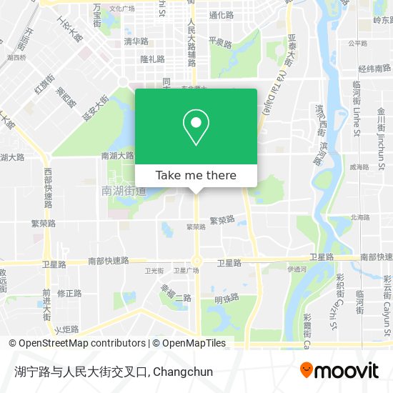 湖宁路与人民大街交叉口 map