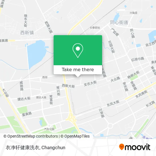 衣净轩健康洗衣 map