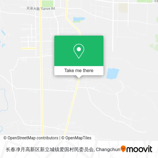 长春净月高新区新立城镇爱国村民委员会 map