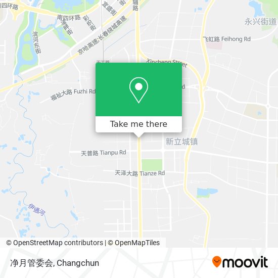 净月管委会 map