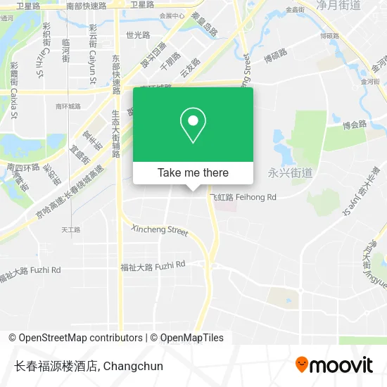 长春福源楼酒店 map