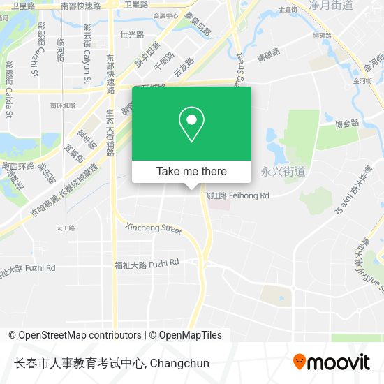 长春市人事教育考试中心 map