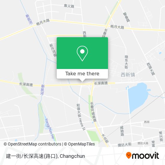 建一街/长深高速(路口) map