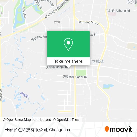 长春径点科技有限公司 map