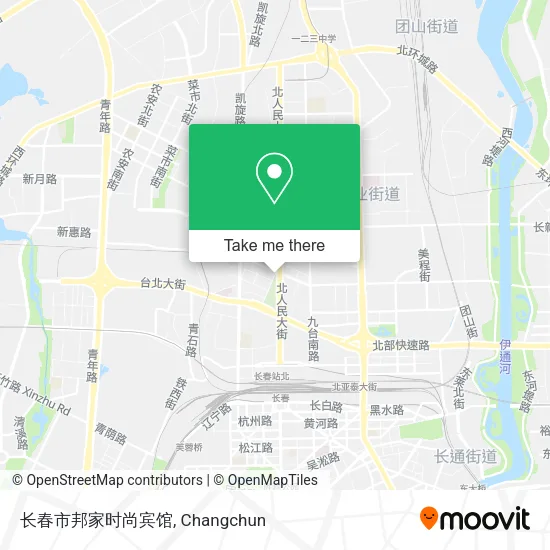 长春市邦家时尚宾馆 map