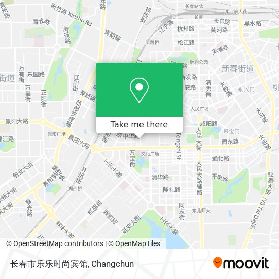 长春市乐乐时尚宾馆 map