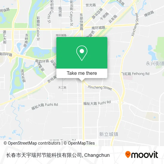 长春市天宇瑞邦节能科技有限公司 map