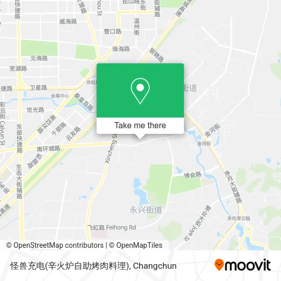 怪兽充电(辛火炉自助烤肉料理) map