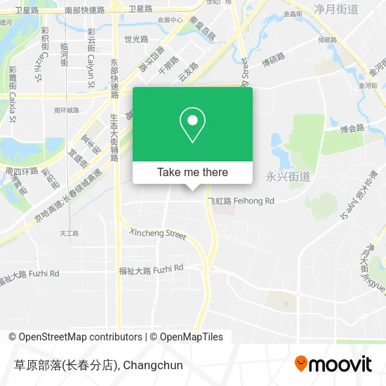 草原部落(长春分店) map