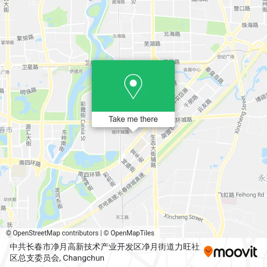 中共长春市净月高新技术产业开发区净月街道力旺社区总支委员会 map