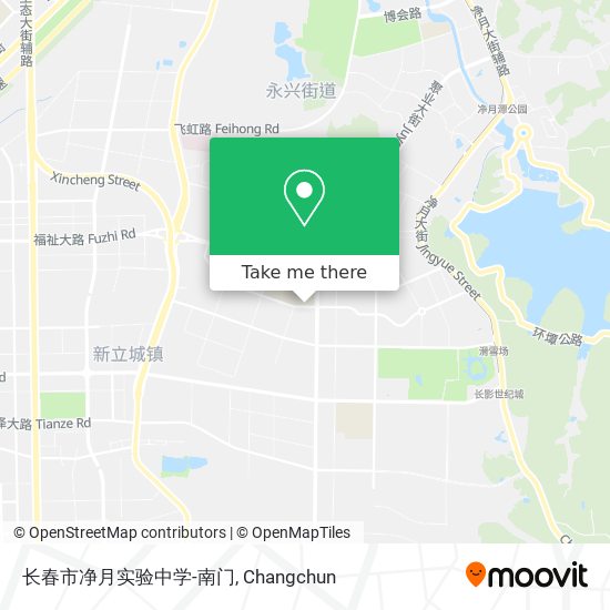 长春市净月实验中学-南门 map