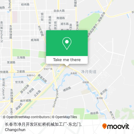 长春市净月开发区虹桥机械加工厂-东北门 map