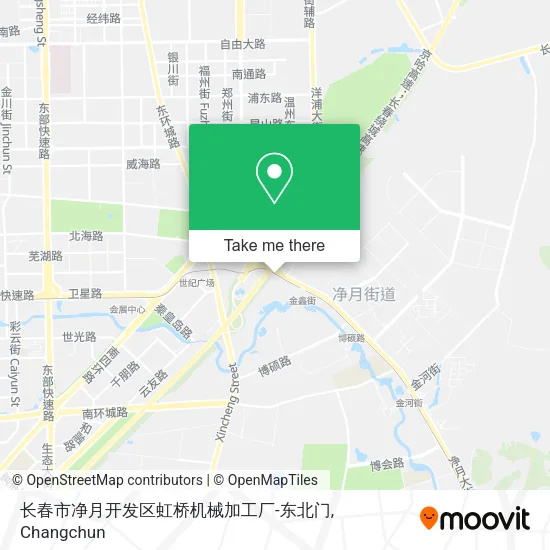 长春市净月开发区虹桥机械加工厂-东北门 map