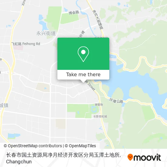 长春市国土资源局净月经济开发区分局玉潭土地所 map