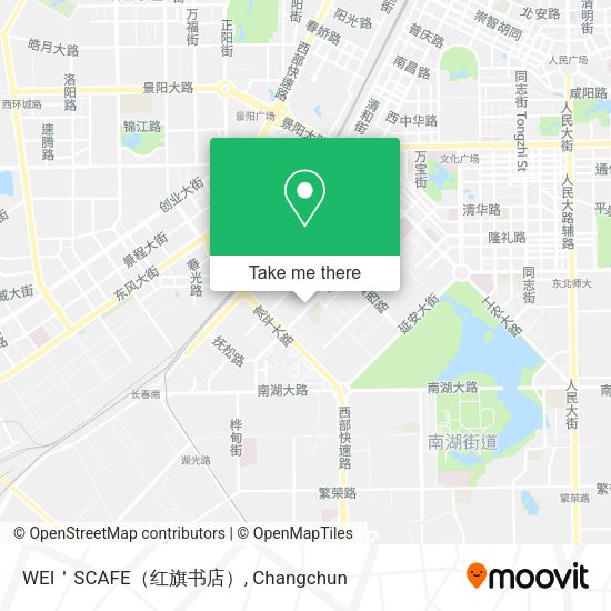 WEI＇SCAFE（红旗书店） map