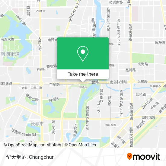 华天烟酒 map
