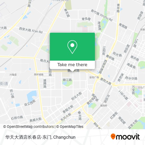 华天大酒店长春店-东门 map