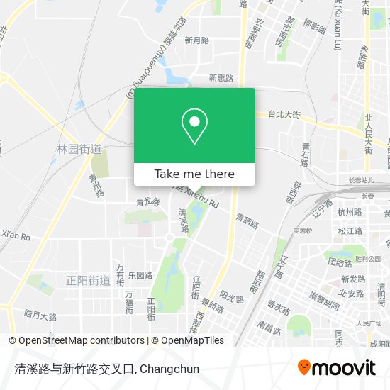 清溪路与新竹路交叉口 map