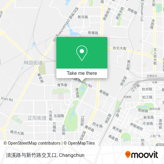 清溪路与新竹路交叉口 map