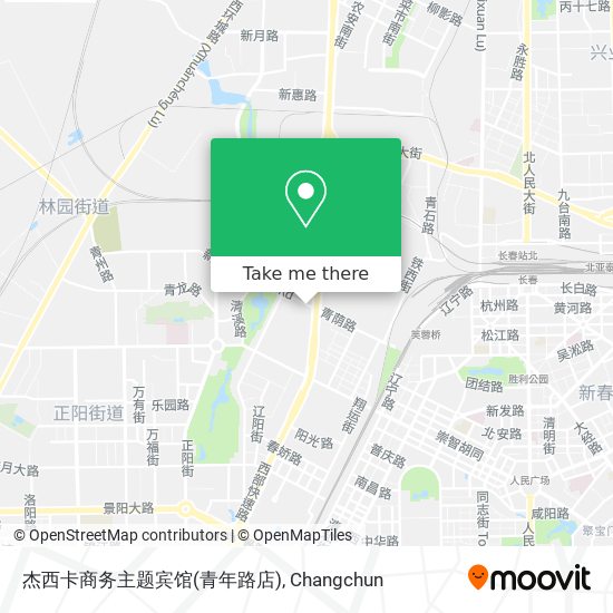 杰西卡商务主题宾馆(青年路店) map