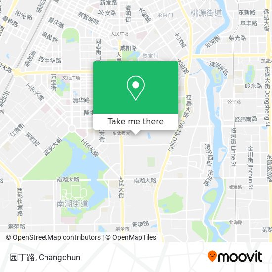园丁路 map