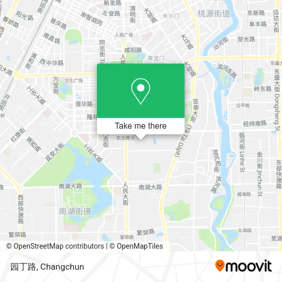 园丁路 map