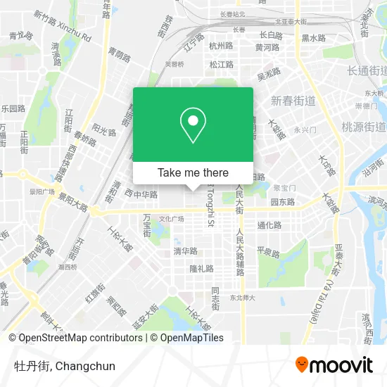 牡丹街 map