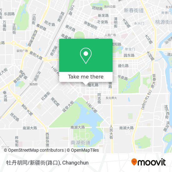 牡丹胡同/新疆街(路口) map