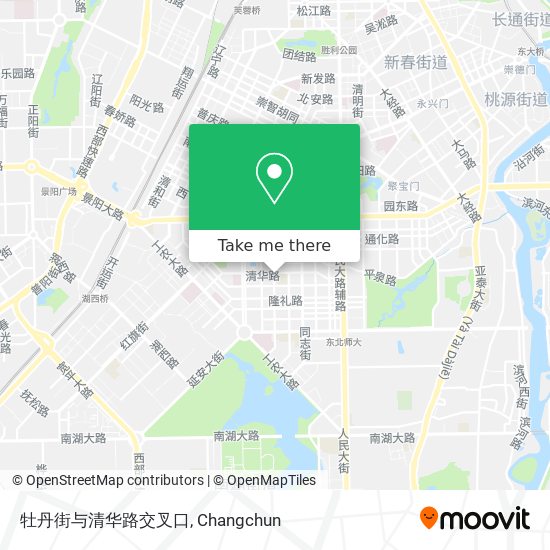 牡丹街与清华路交叉口 map