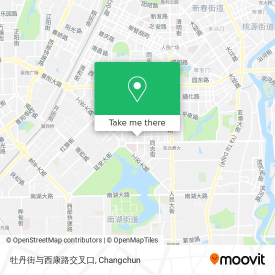 牡丹街与西康路交叉口 map