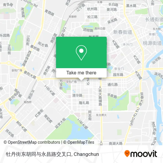 牡丹街东胡同与永昌路交叉口 map
