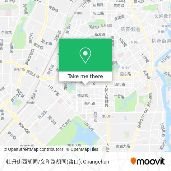 牡丹街西胡同/义和路胡同(路口) map