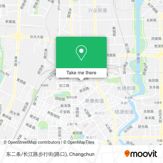 东二条/长江路步行街(路口) map