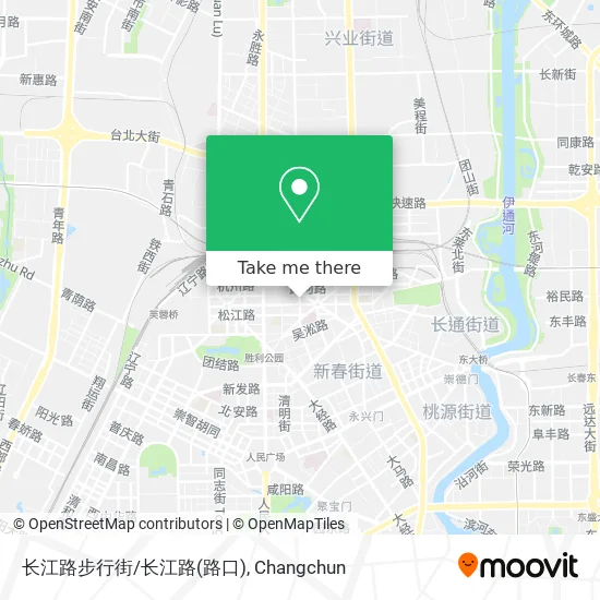 长江路步行街/长江路(路口) map