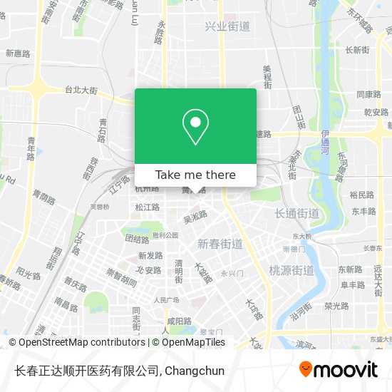 长春正达顺开医药有限公司 map