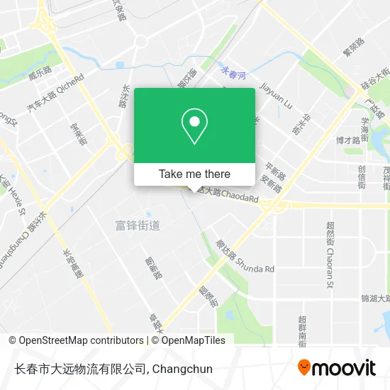长春市大远物流有限公司 map
