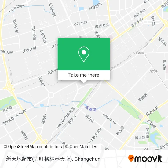 新天地超市(力旺格林春天店) map