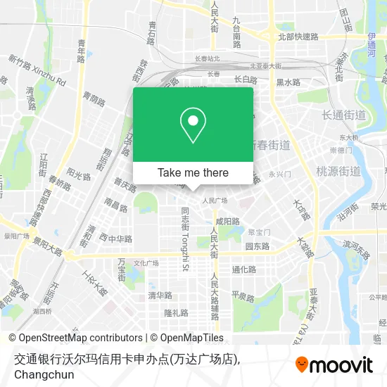 交通银行沃尔玛信用卡申办点(万达广场店) map