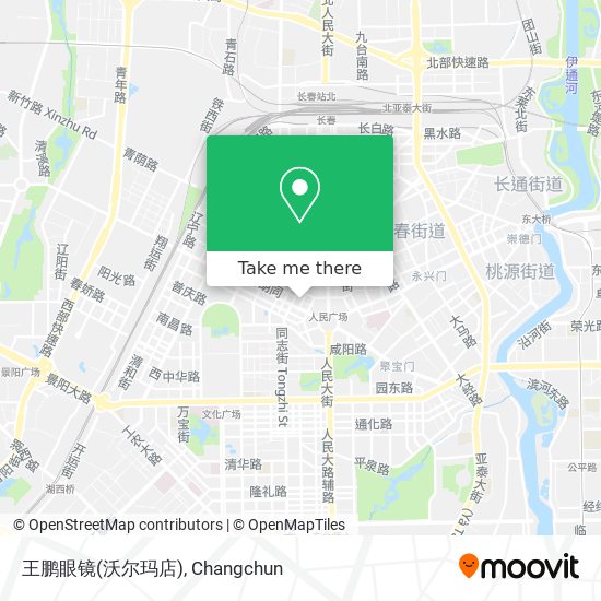 王鹏眼镜(沃尔玛店) map