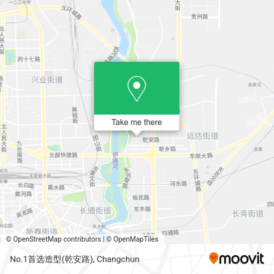 No.1首选造型(乾安路) map